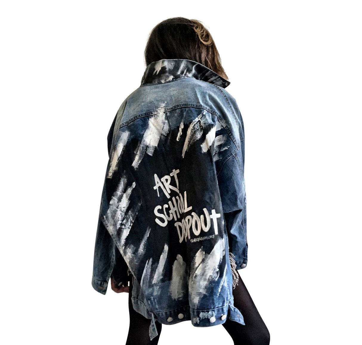 'DROPOUT' DENIM JACKET from Wren + Glory