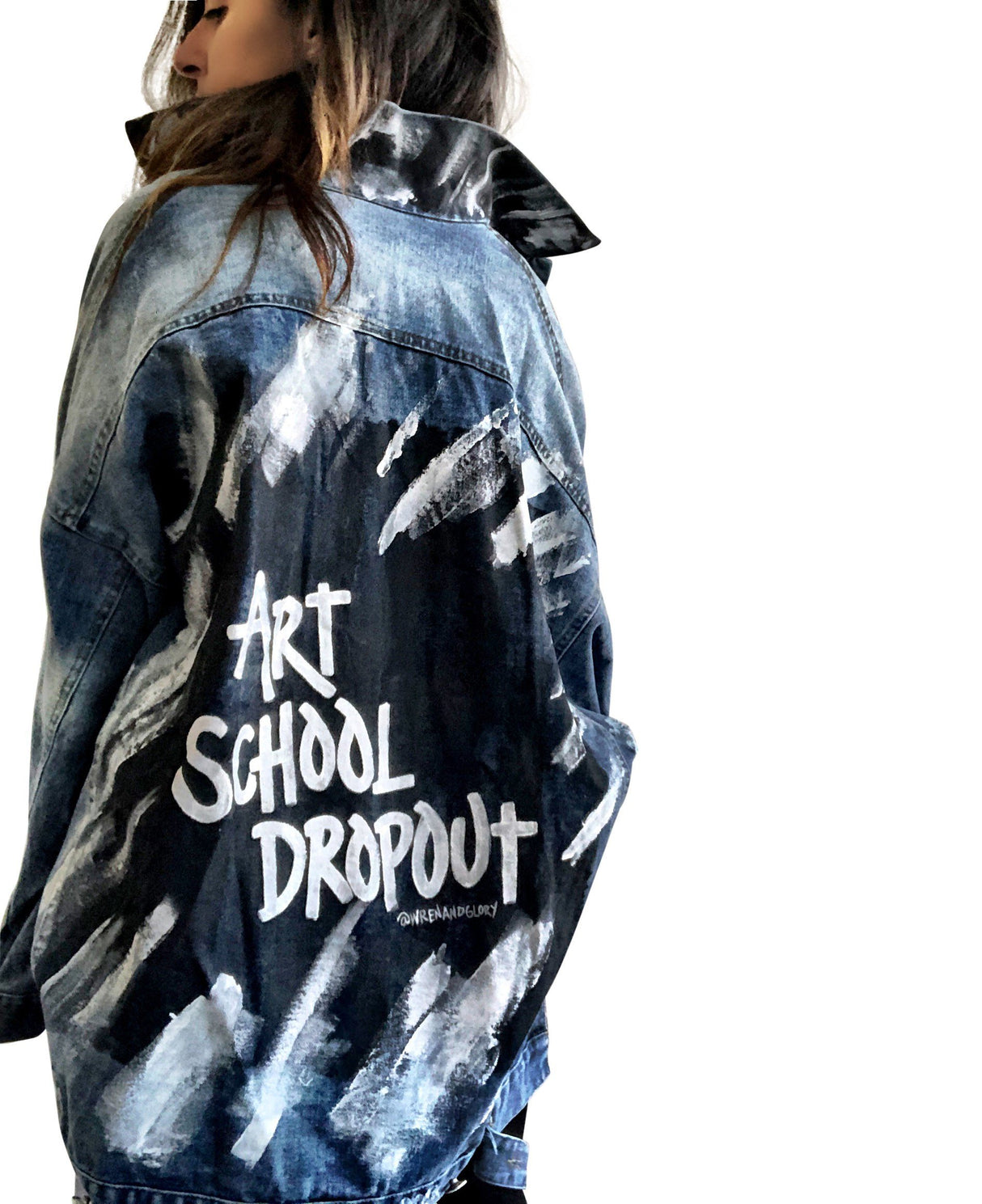 'DROPOUT' DENIM JACKET from Wren + Glory