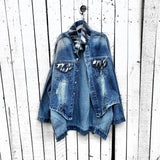 'DROPOUT' DENIM JACKET from Wren + Glory