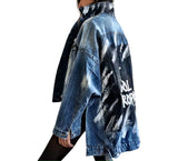 'DROPOUT' DENIM JACKET from Wren + Glory