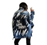 'DROPOUT' DENIM JACKET from Wren + Glory