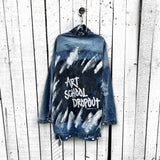 'DROPOUT' DENIM JACKET from Wren + Glory