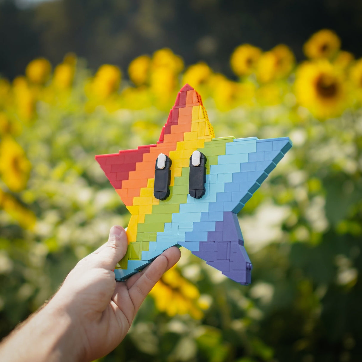 Life-Sized Rainbow Star from Bricker Builds