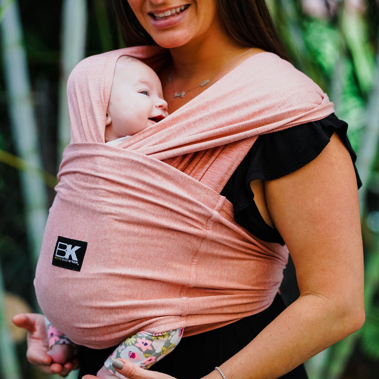 Baby K'tan Active Yoga Baby Carrier | Heather Coral from Baby K'tan
