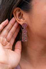 Mia Earrings - Rainbow Glitter from Spiffy & Splendid