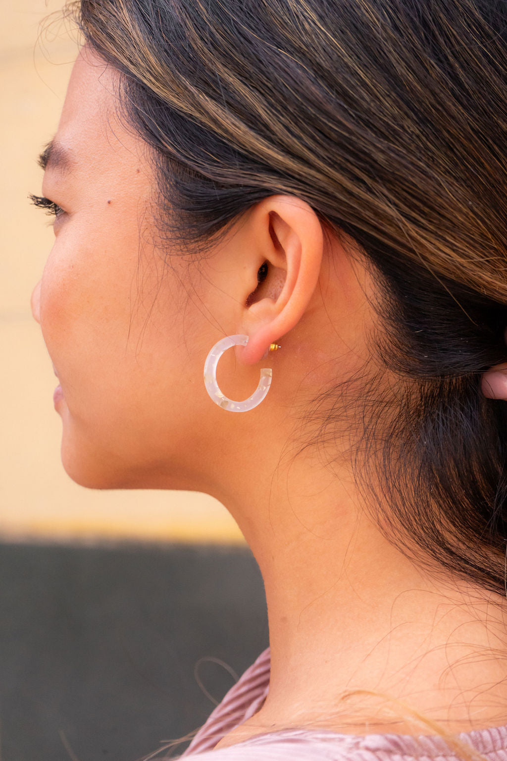 Cam Mini Hoops - Gold Flake from Spiffy & Splendid