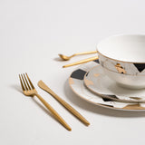 Ozarke's Aurora Black Plate Set from Ozarké