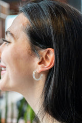 Cam Mini Hoops - Gold Flake from Spiffy & Splendid