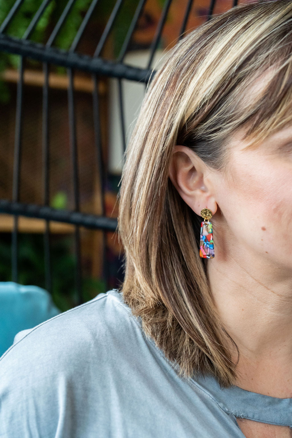 Mia Mini Earrings - Fiesta from Spiffy & Splendid