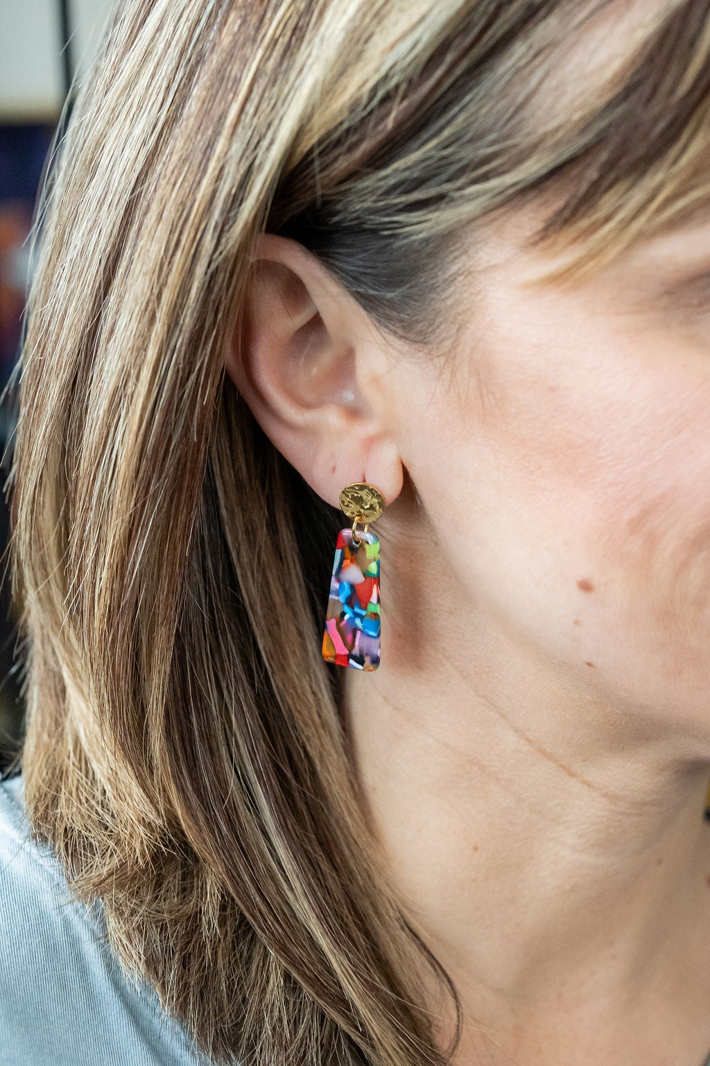 Mia Mini Earrings - Fiesta from Spiffy & Splendid
