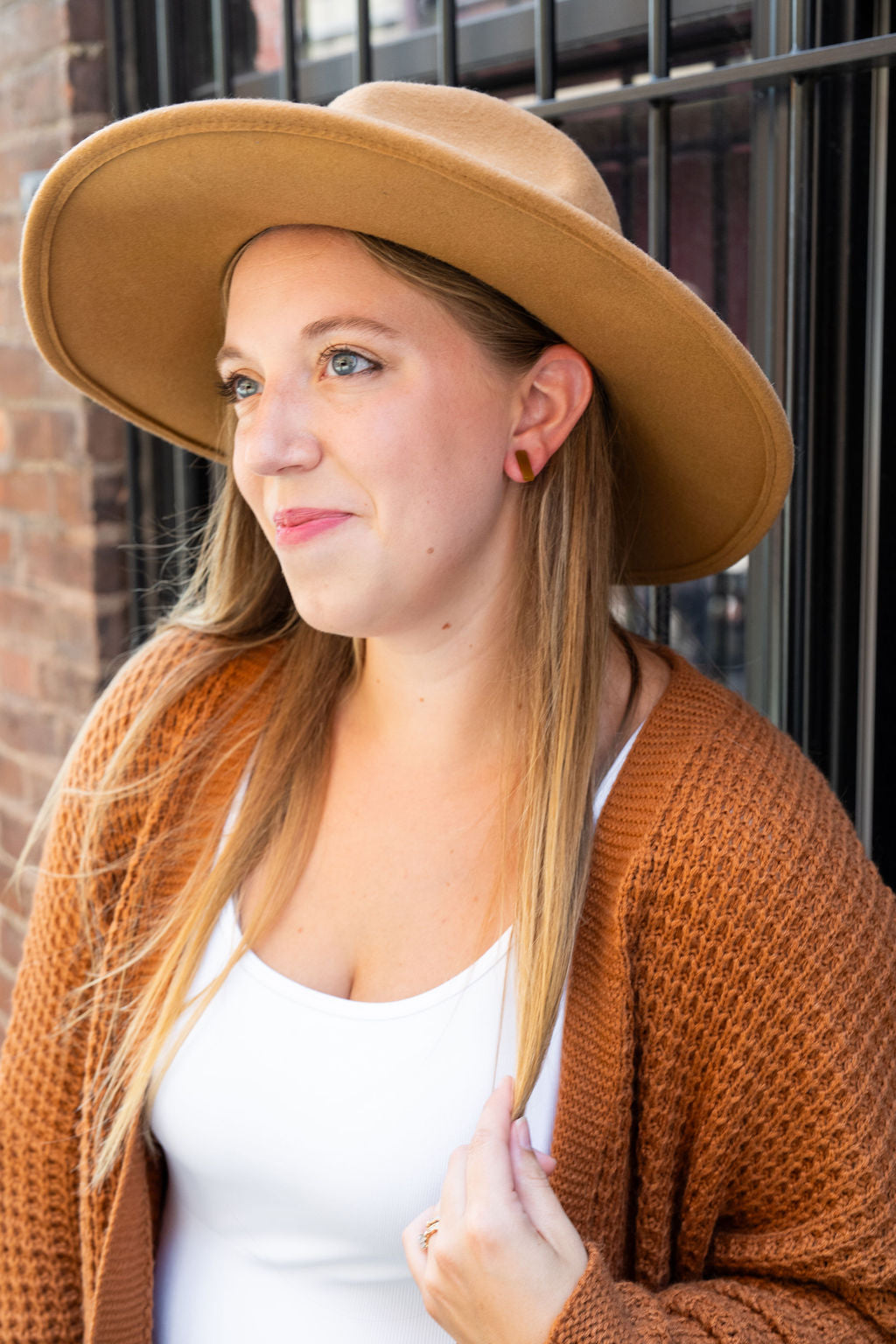 Bella Bar Studs - Olive from Spiffy & Splendid