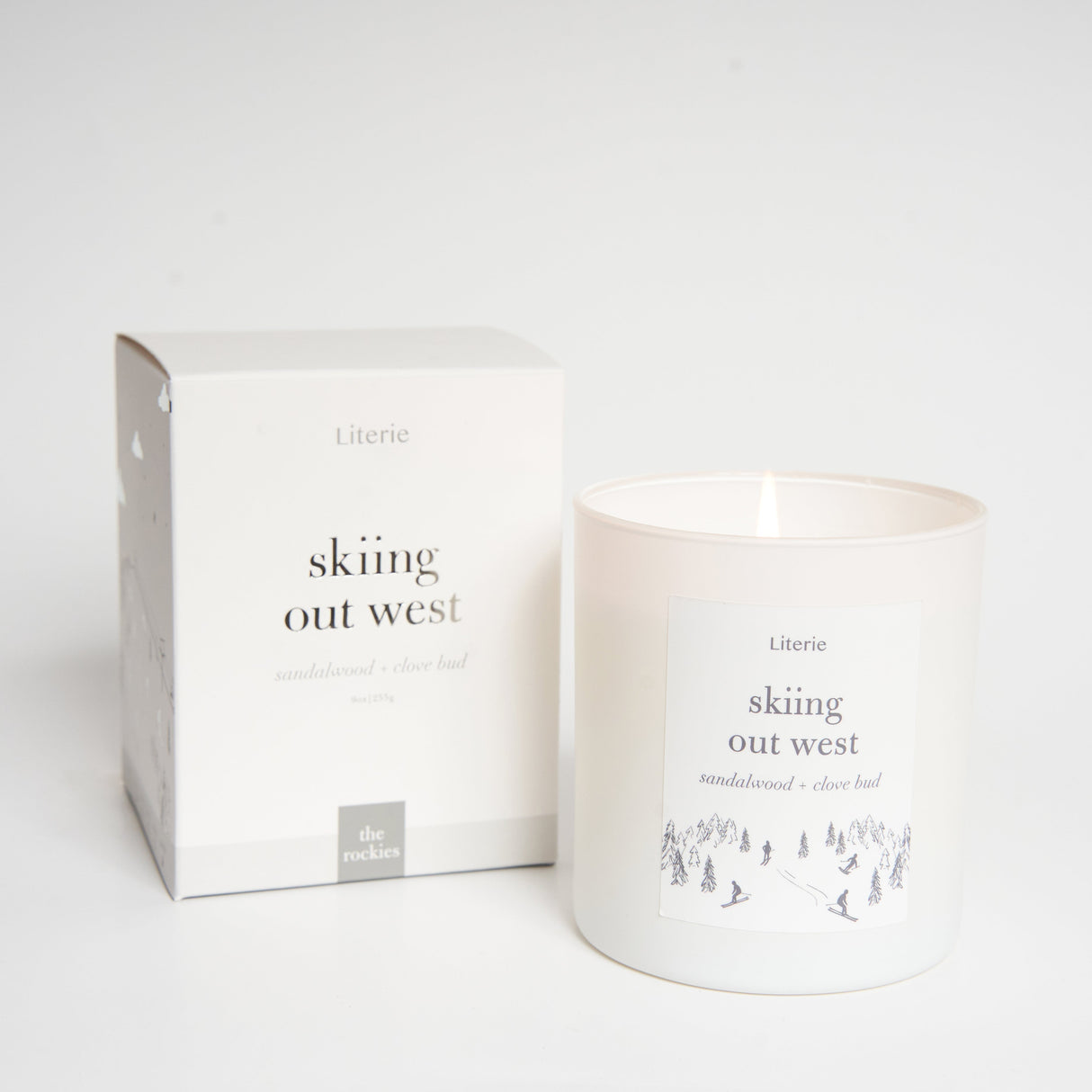 Skiing Out West Literie Candles