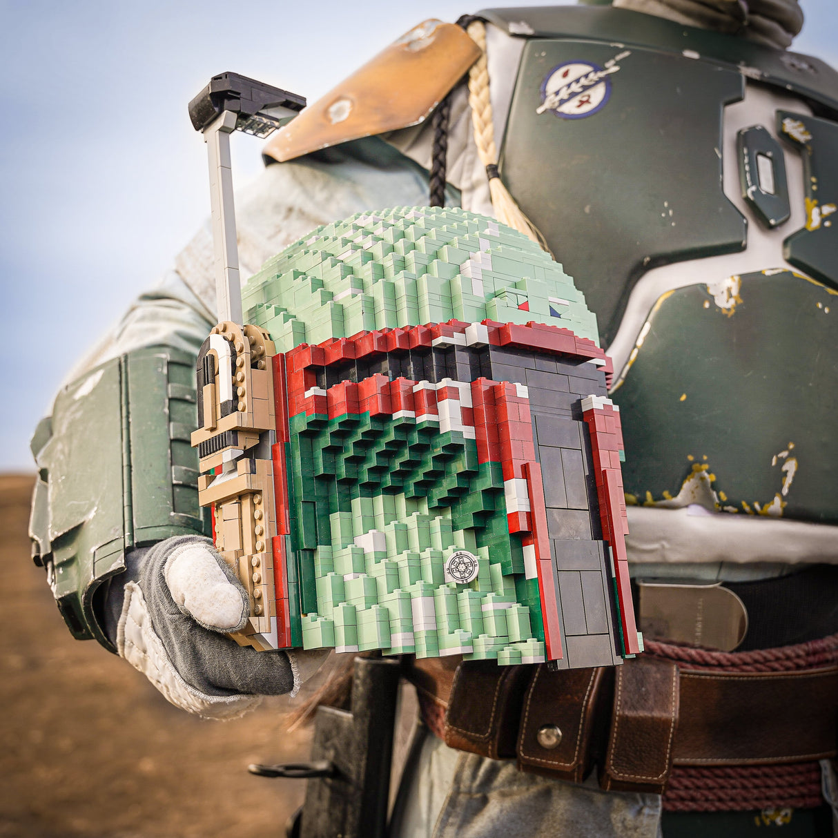 Boba's Life-Sized Helmet from Bricker Builds