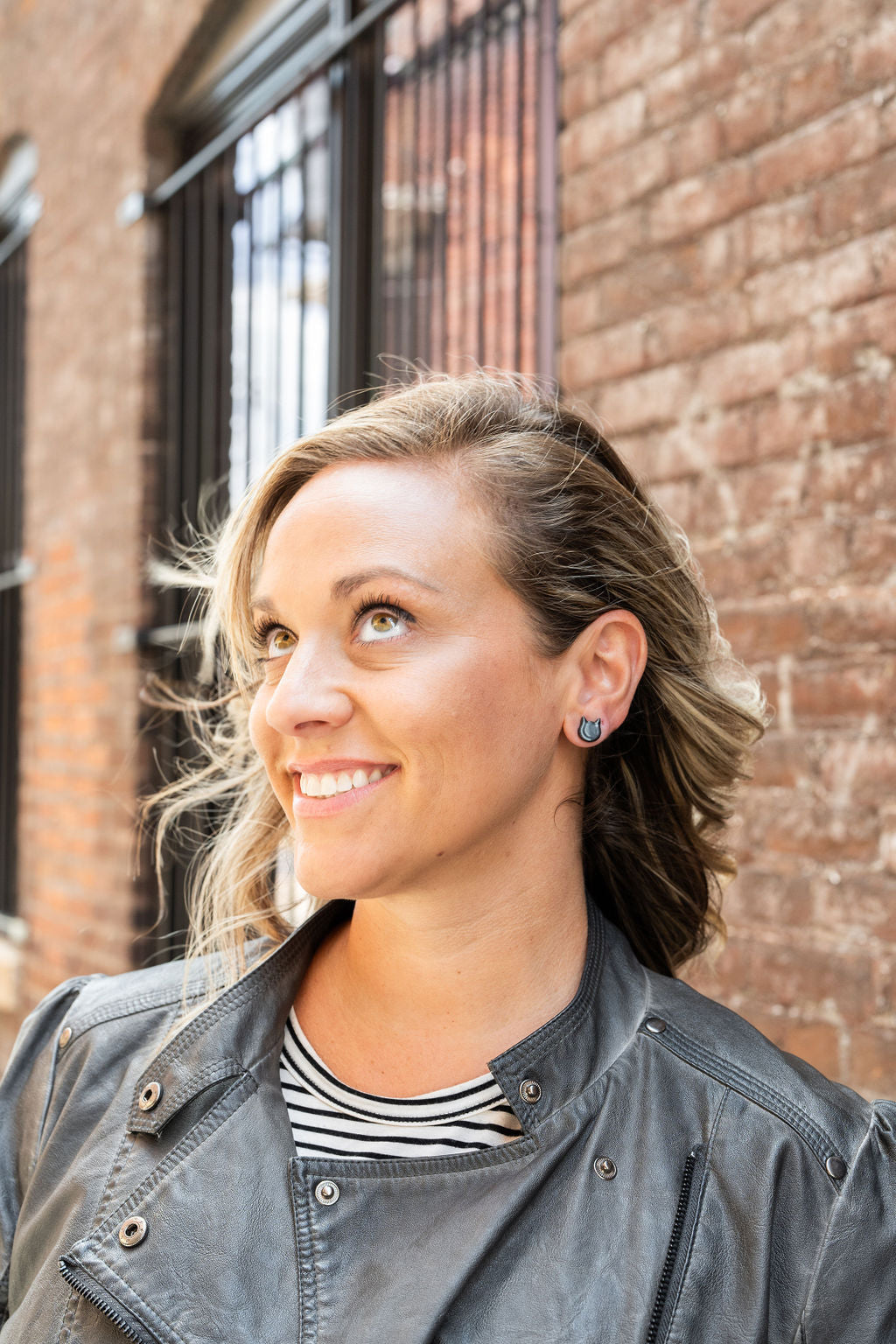 Cat Studs - Black from Spiffy & Splendid