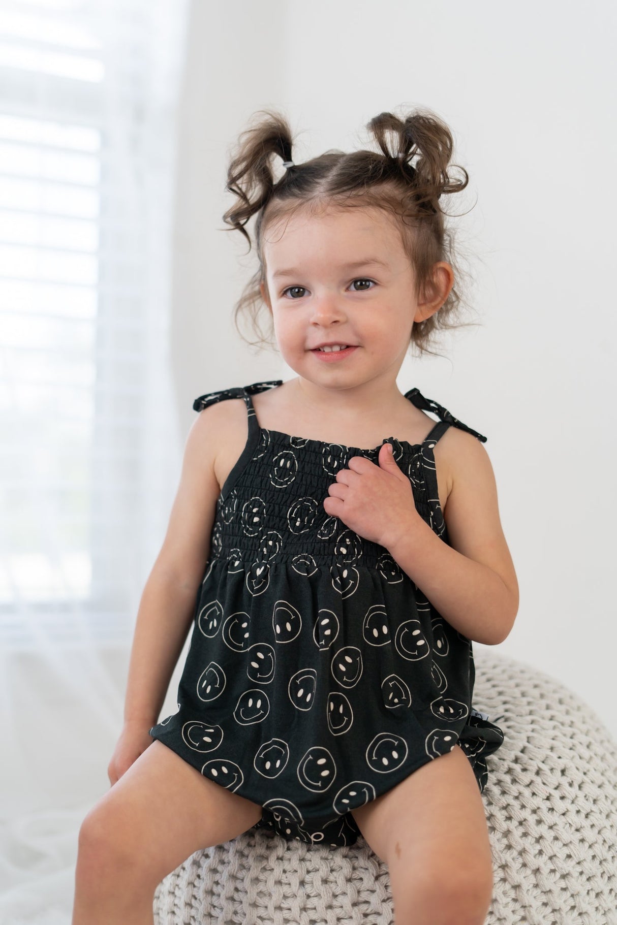 MIDNIGHT SMILES DREAM BUBBLE ROMPER from DREAM BIG LITTLE CO