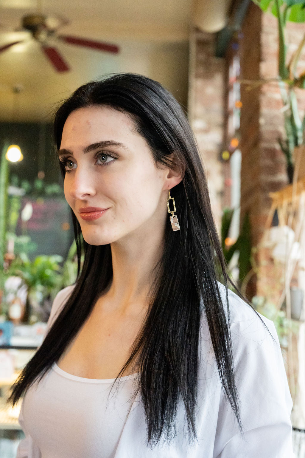 Raya Earrings - Sandstone from Spiffy & Splendid