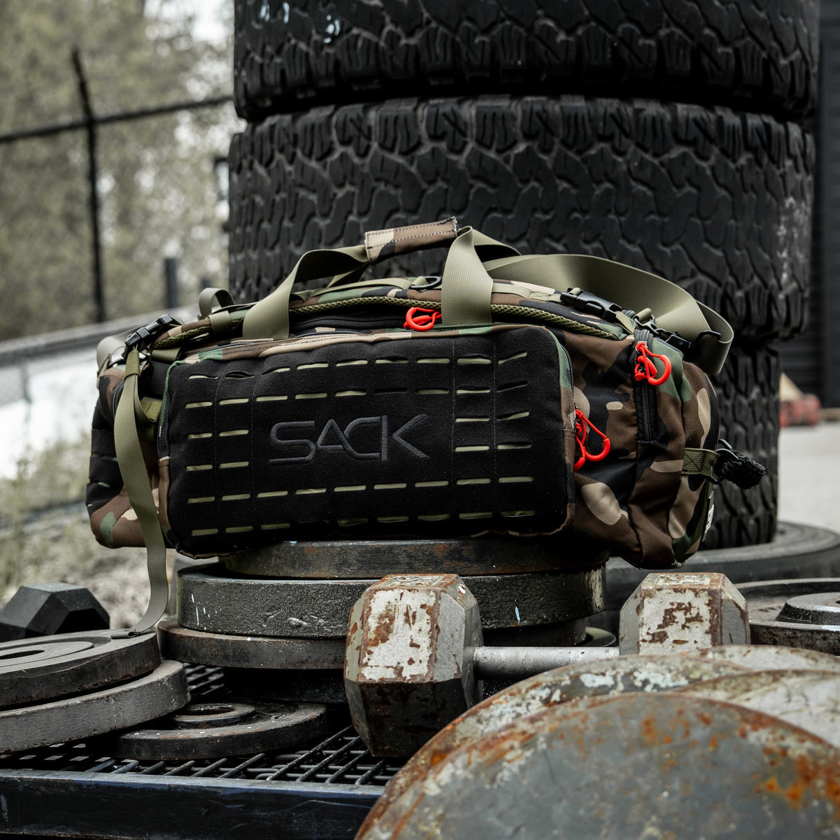 50L Sack™ Duffle Hybrid Double Carry Bag from Combat Iron Apparel