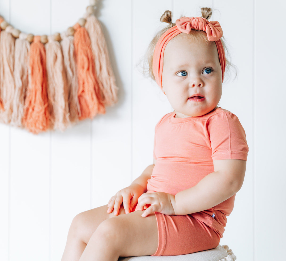 CORAL DREAM SHORT SET from DREAM BIG LITTLE CO