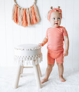 CORAL DREAM SHORT SET from DREAM BIG LITTLE CO