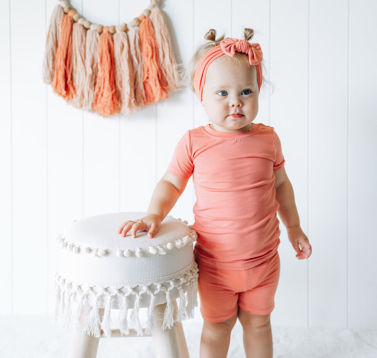 CORAL DREAM SHORT SET from DREAM BIG LITTLE CO