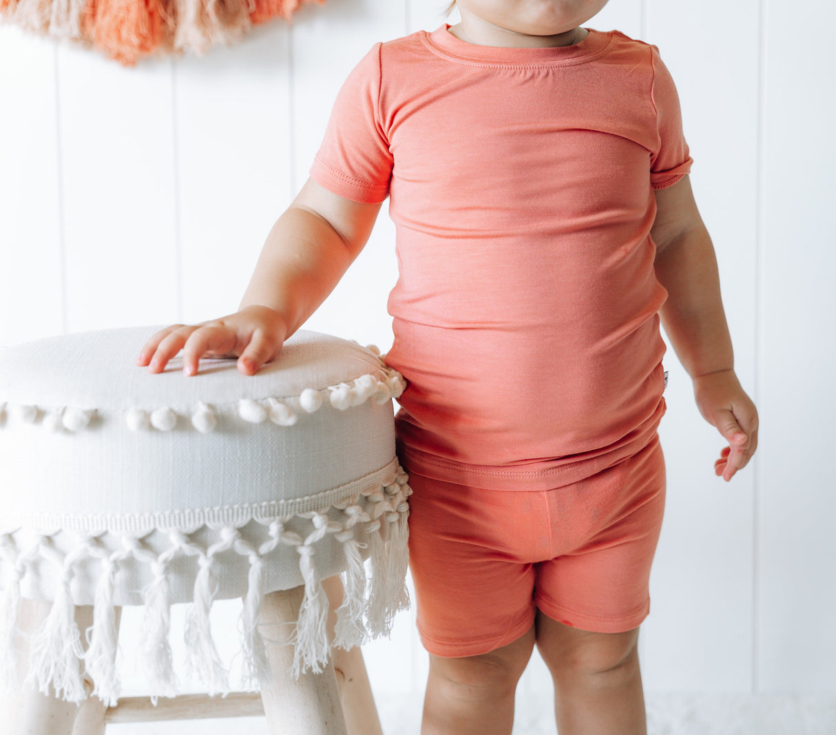 CORAL DREAM SHORT SET from DREAM BIG LITTLE CO