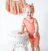 CORAL DREAM SHORT SET from DREAM BIG LITTLE CO