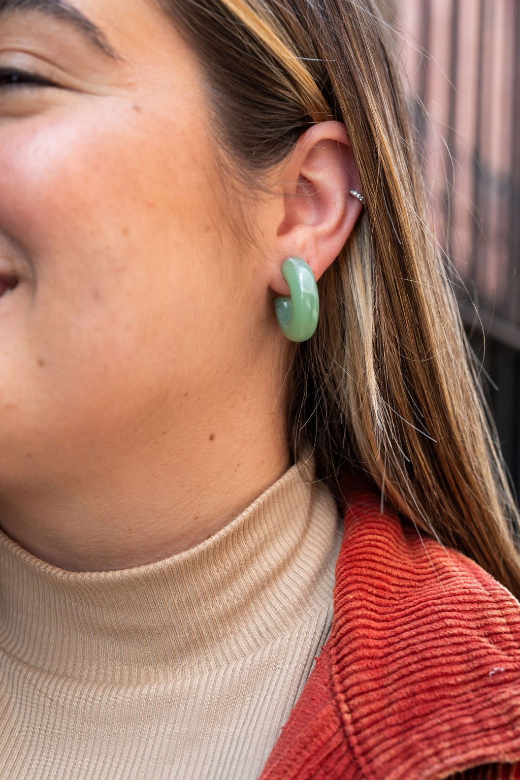 Chloe Hoops - Sage from Spiffy & Splendid