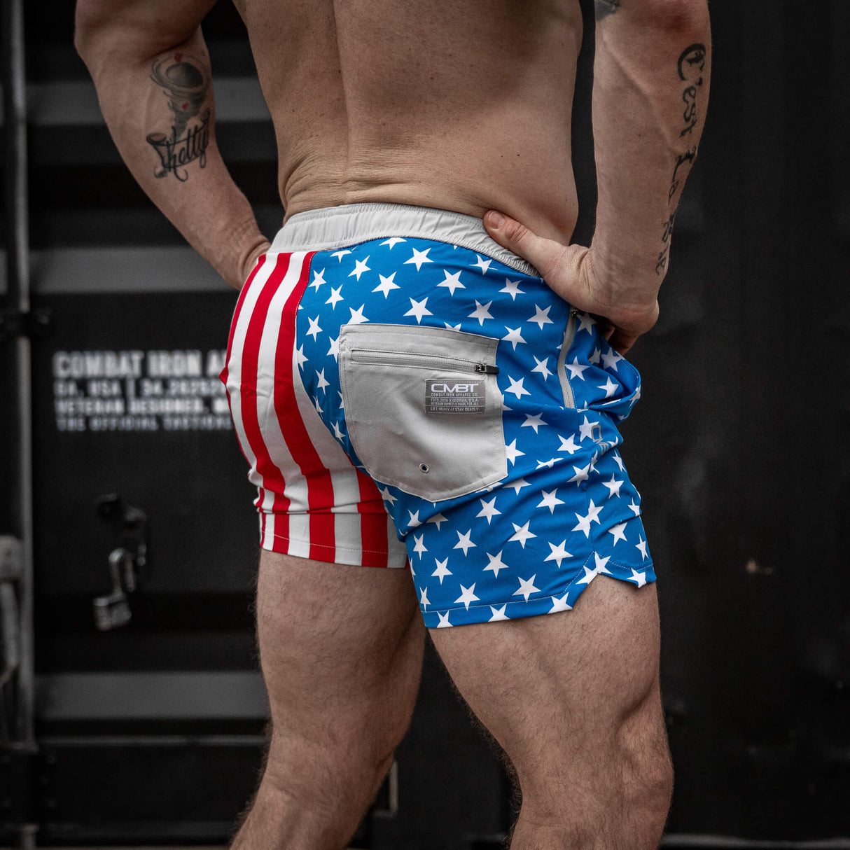 Men's Hybrid Athletic Shorts | 5.5" Inseam from Combat Iron Apparel