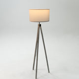Rustic White Wood Tripod Floor Lamp From Ozarké