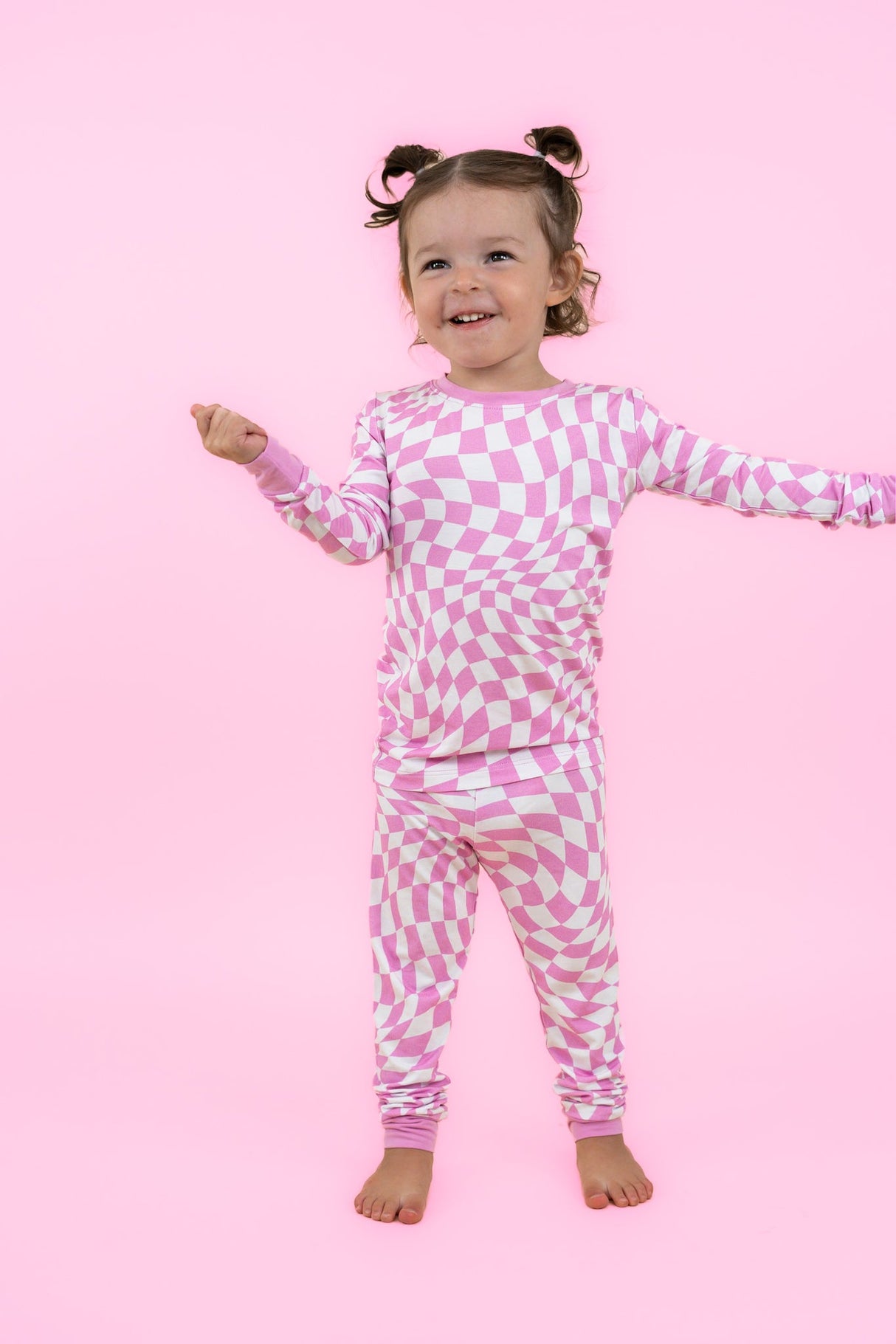 BUBBLEGUM WAVY CHECKERS DREAM SET from DREAM BIG LITTLE CO