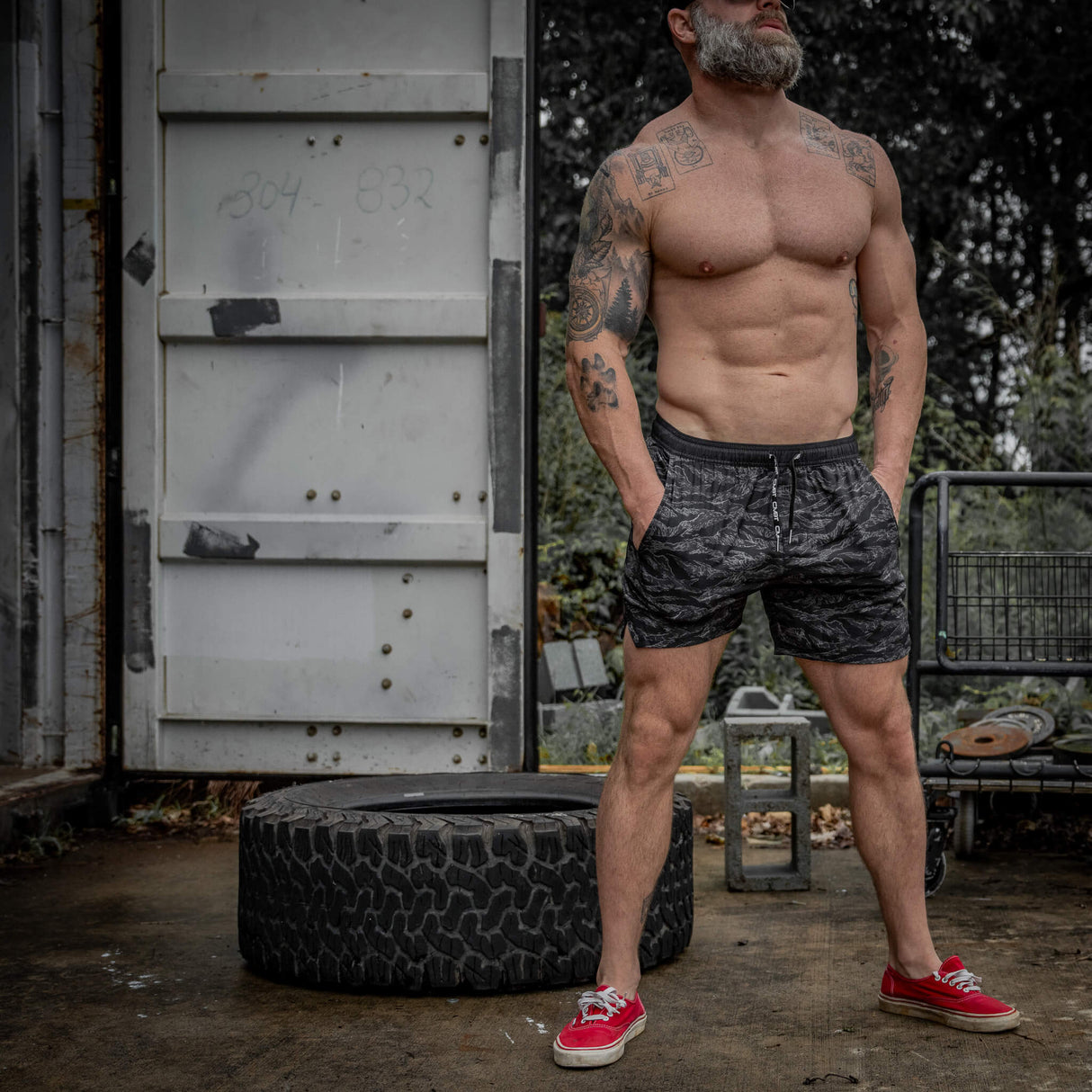Men's Hybrid Athletic Shorts | 5.5" Inseam from Combat Iron Apparel