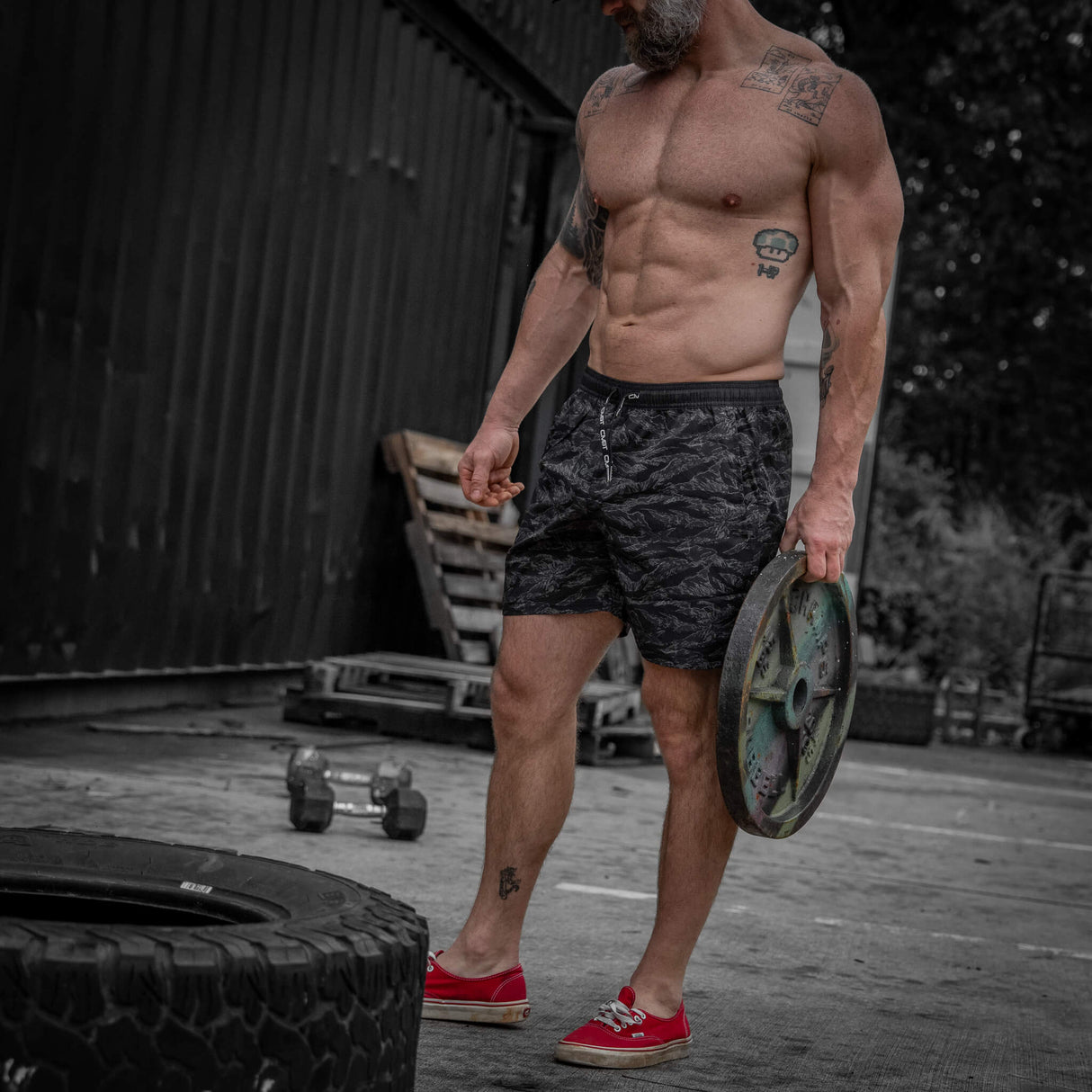Men's Hybrid Athletic Shorts | 5.5" Inseam from Combat Iron Apparel