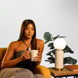 Marble Glow Table Lamp From Ozarké