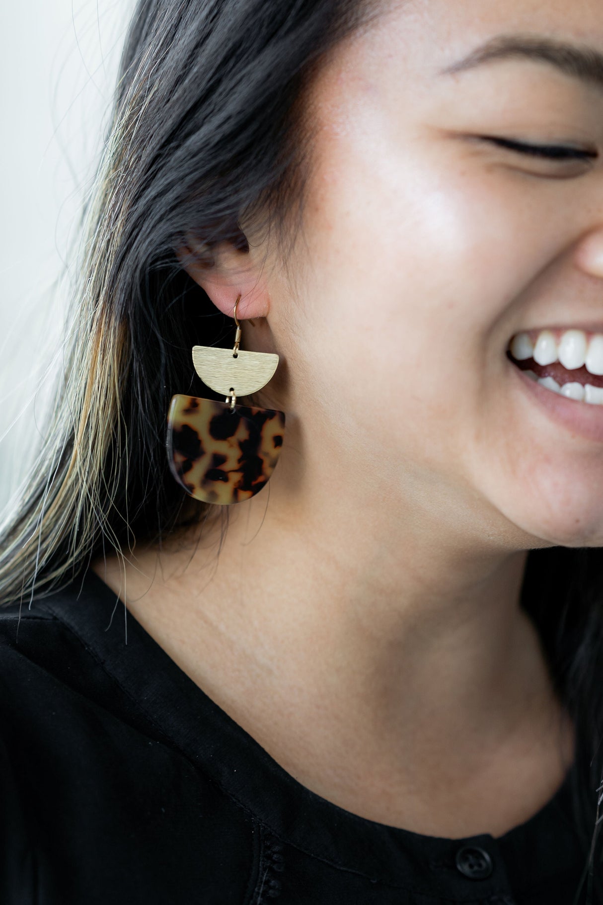 Harper Earrings - Tortoise from Spiffy & Splendid