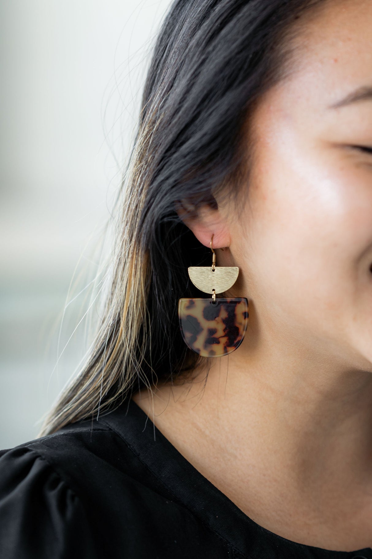 Harper Earrings - Tortoise from Spiffy & Splendid
