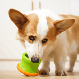 Dog Puzzle Tumbler M - Puzzle Feeder Enrichment Toy (for S/M Breeds) From PuzzleFeeder - Slower than a slow feeder