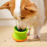 Dog Puzzle Tumbler M - Puzzle Feeder Enrichment Toy (for S/M Breeds) From PuzzleFeeder - Slower than a slow feeder