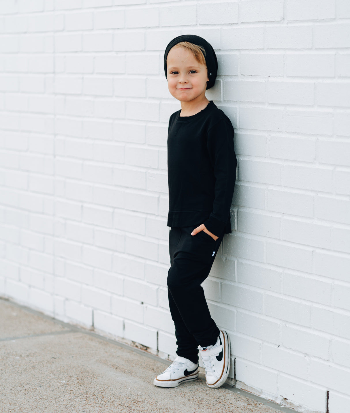 BLACK TERRY DREAM PULLOVER from DREAM BIG LITTLE CO