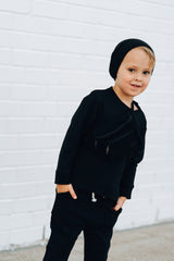 BLACK TERRY DREAM PULLOVER from DREAM BIG LITTLE CO