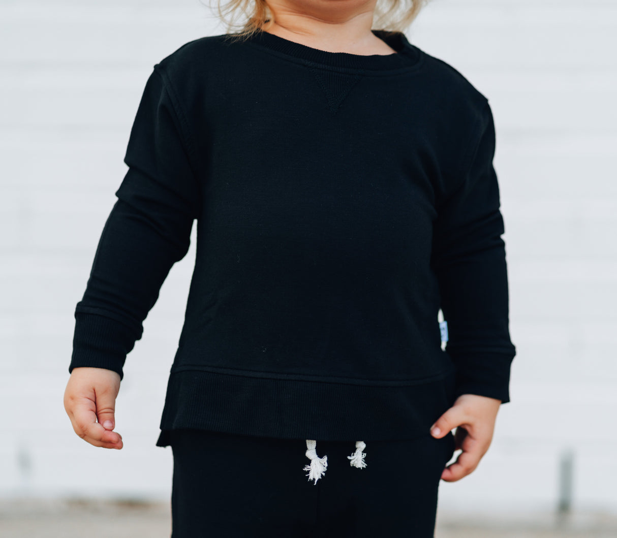 BLACK TERRY DREAM PULLOVER from DREAM BIG LITTLE CO