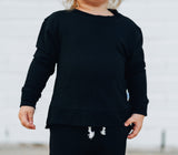 BLACK TERRY DREAM PULLOVER from DREAM BIG LITTLE CO