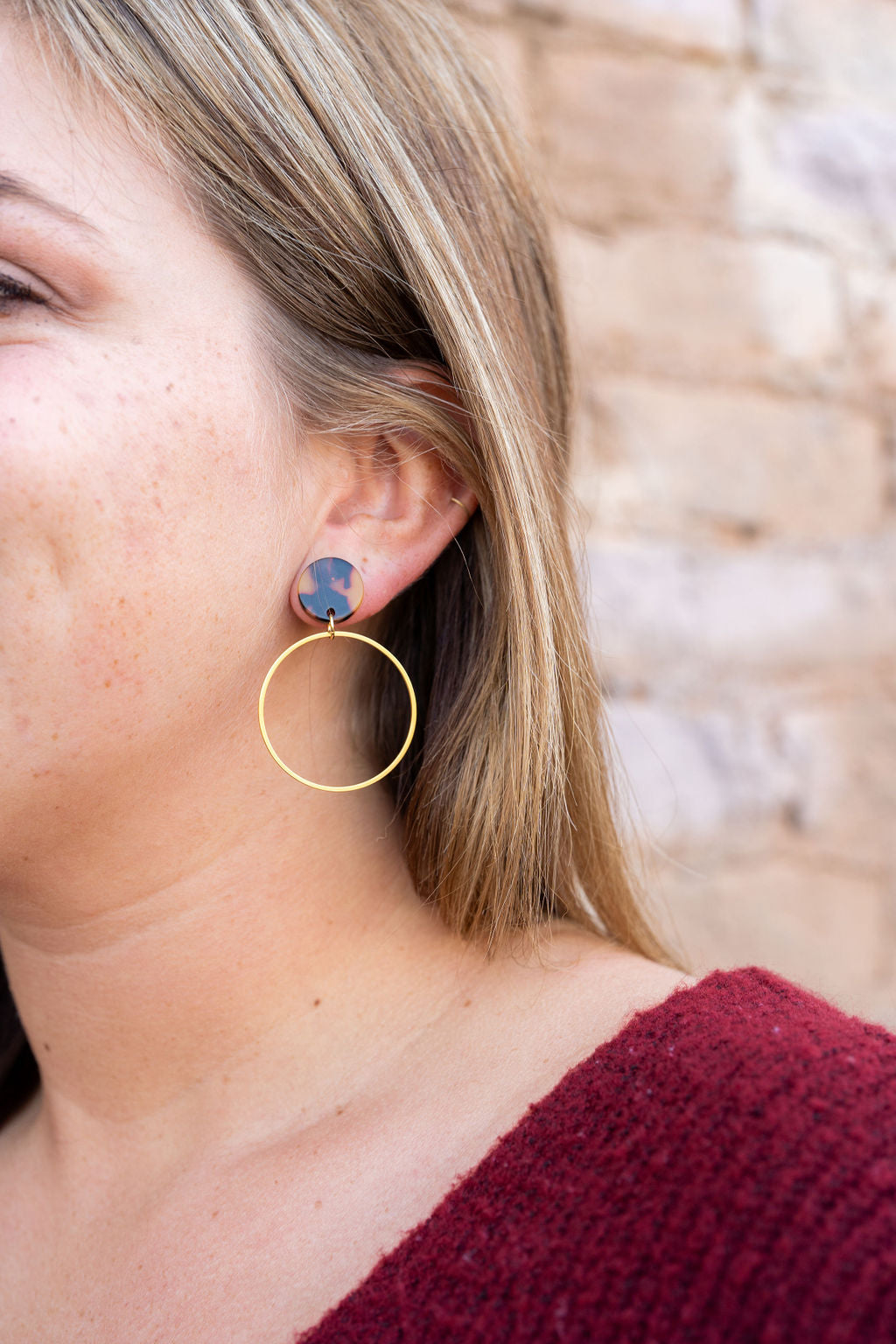 Amelia Earrings - Tortoise from Spiffy & Splendid