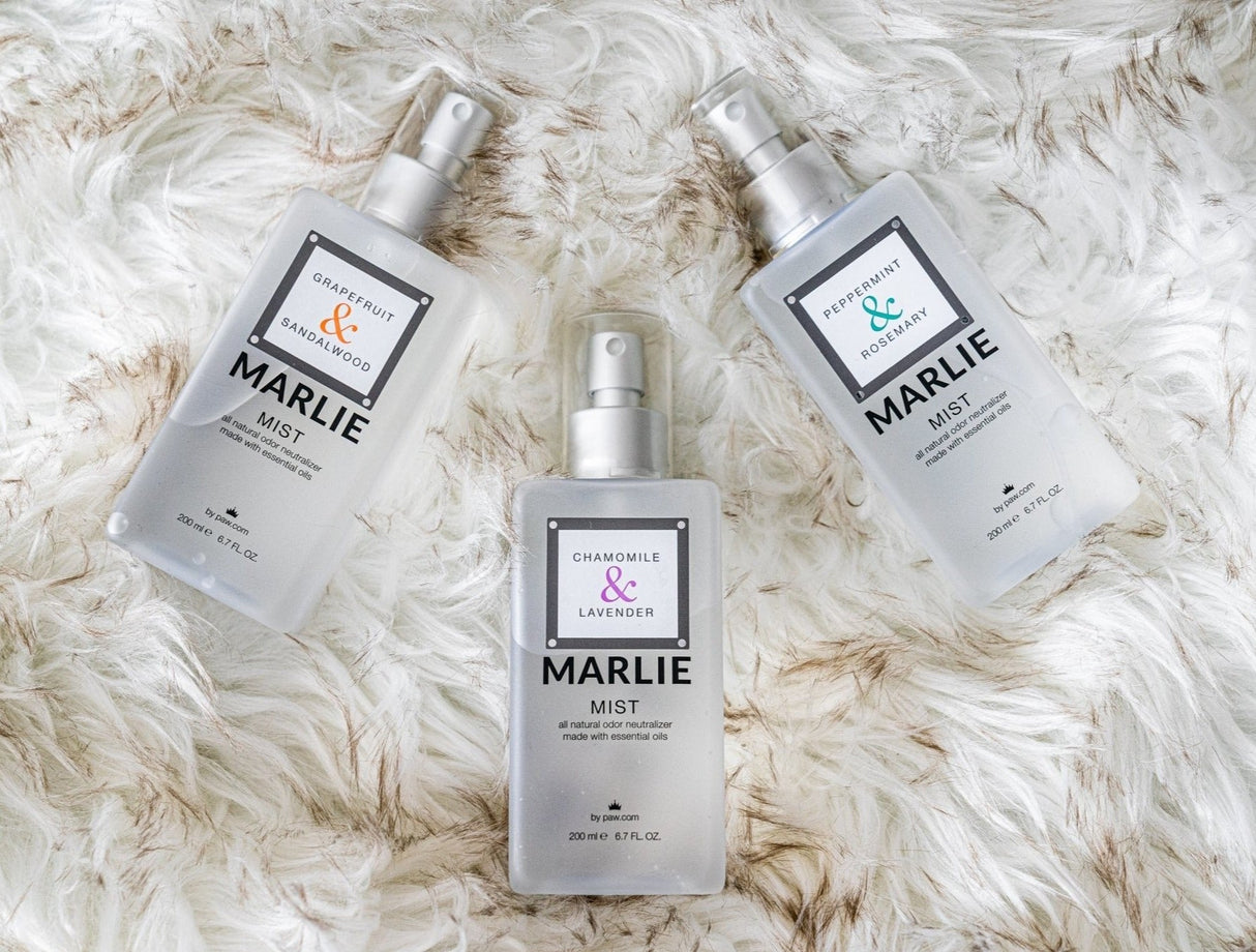 Marlie Mist Pet Odor Eliminator Spray with Essential Oils from Paw.com