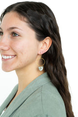 Iris Earrings - Sage from Spiffy & Splendid