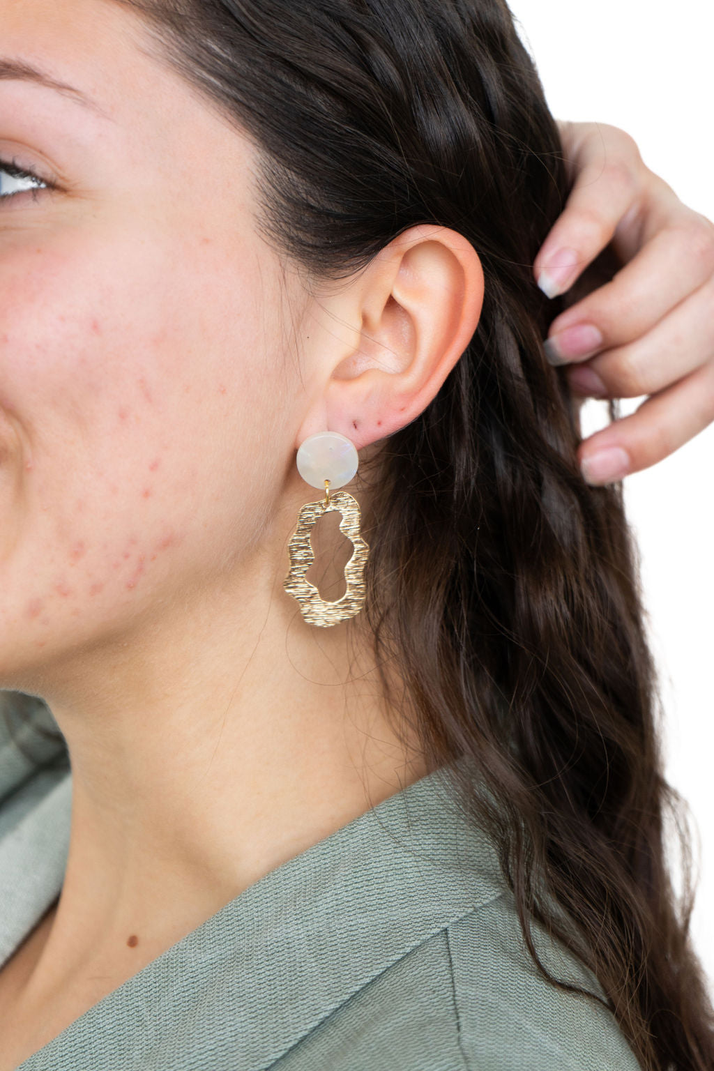 Marley Earrings - Iridescent from from Spiffy & Splendid