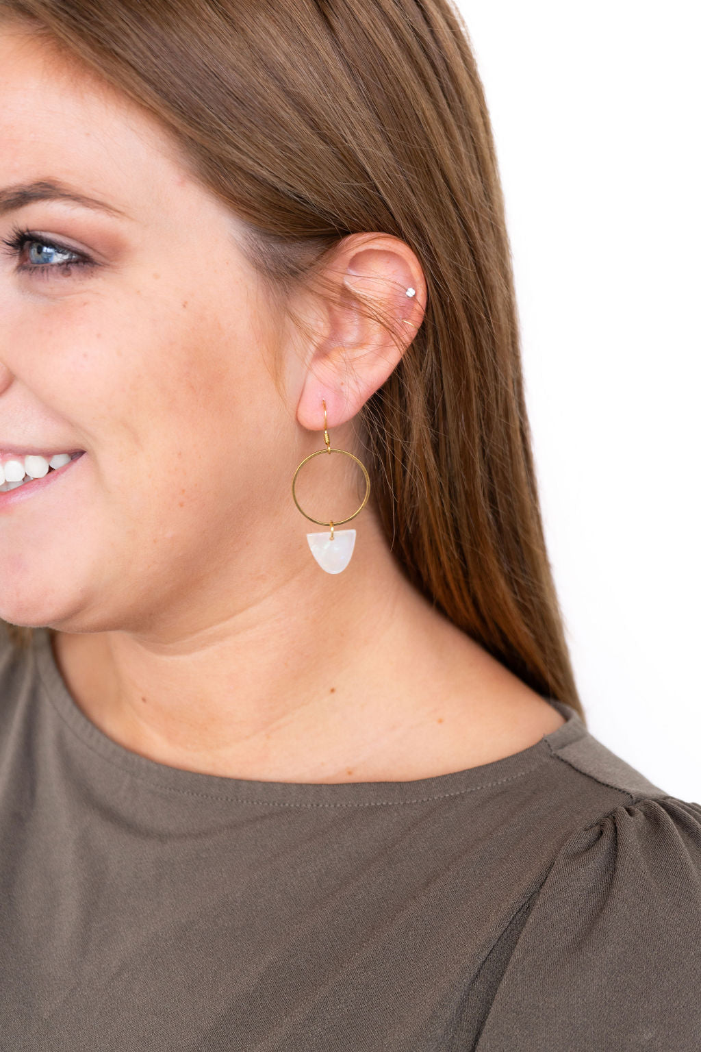 Iris Earrings - Iridescent from Spiffy & Splendid