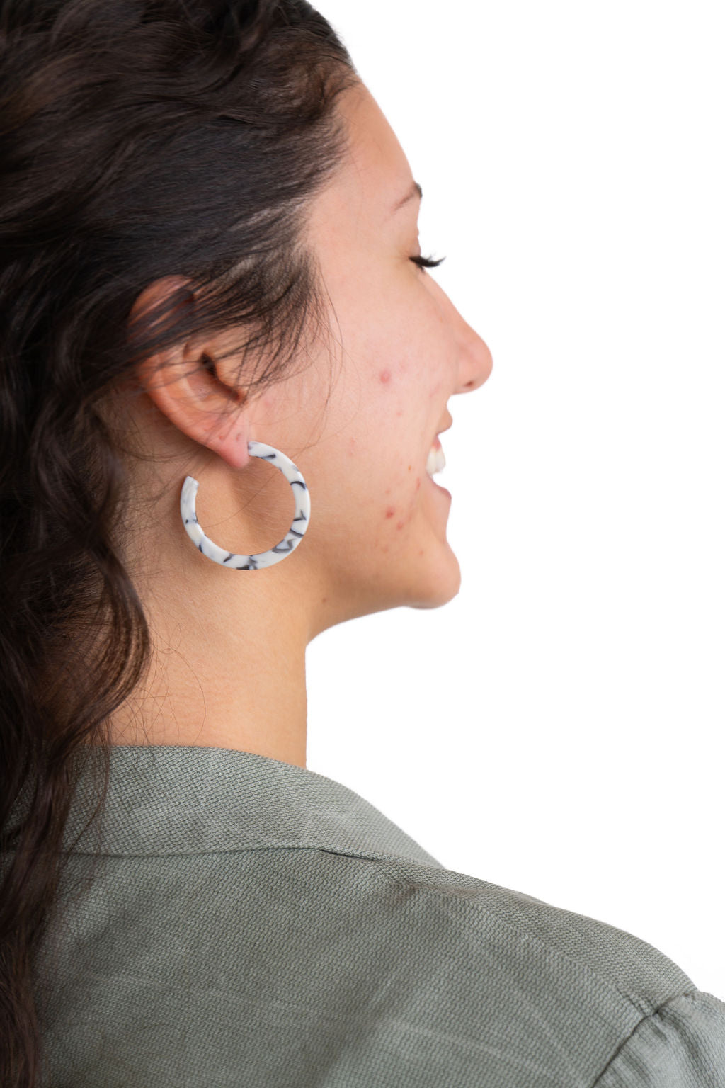 Camy Hoops - Marble from Spiffy & Splendid
