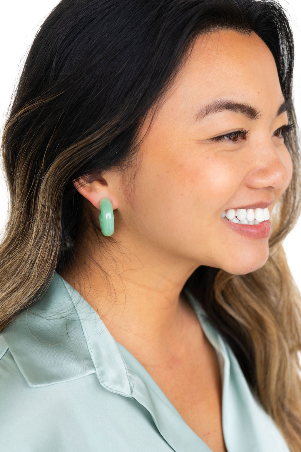 Chloe Hoops - Sage from Spiffy & Splendid