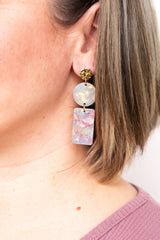 Nora Earrings - Iridescent Pastel from Spiffy & Splendid