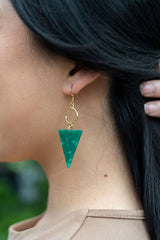 Olivia Earrings - Green from Spiffy & Splendid